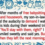 My Son-in-Law Assumed I’d Be His Free Maid—The Reality Check Hit Hard