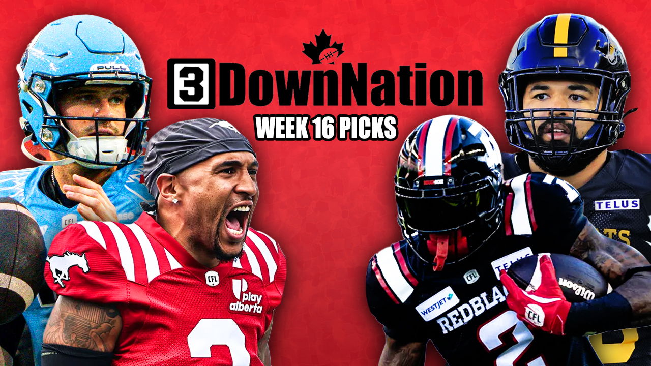 3DownNation CFL picks straight-up & against the spread: Week 16