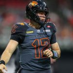 B.C. Lions’ QB Nathan Rourke credits Stamps’ Vernon Adams Jr. for lessons in leadership