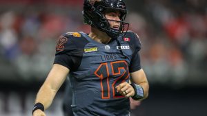 B.C. Lions’ QB Nathan Rourke credits Stamps’ Vernon Adams Jr. for lessons in leadership