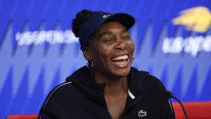 Venus Williams wears all-white and custom ‘Mrs’ sun hat ahead of wedding to Andrea Preti in Italy