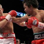 Manny Pacquiao battered rival in masterful stoppage which even saw rival’s wife leave early