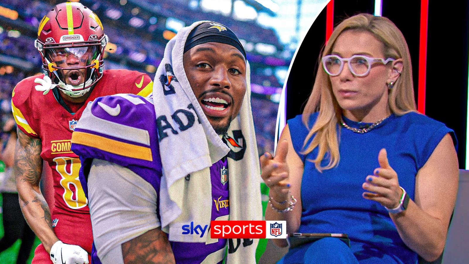 Phoebe Schecter praises Washington Commanders and Minnesota Vikings’ team play with back-up QBs