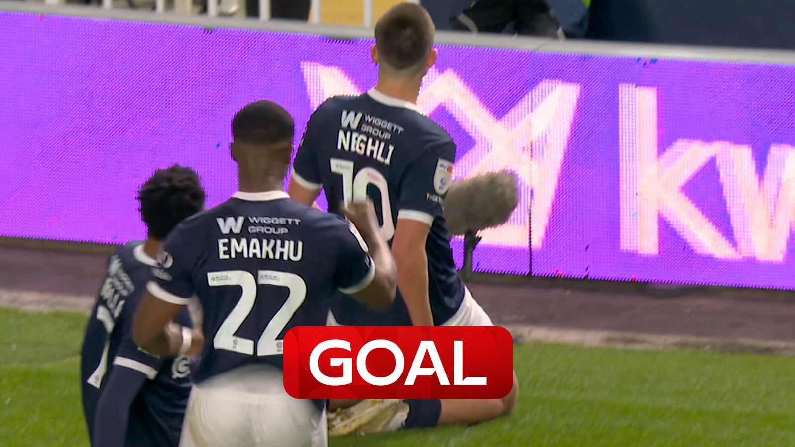 Millwall vs Watford: Camiel Neghli puts Millwall ahead with a superbly taken free-kick