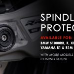 New fast-fit spindle protectors for 1000cc BMW and Yamaha models