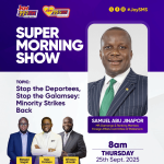 Abu Jinapor joins Joy FM SMS on American deportees in Ghana, galamsey