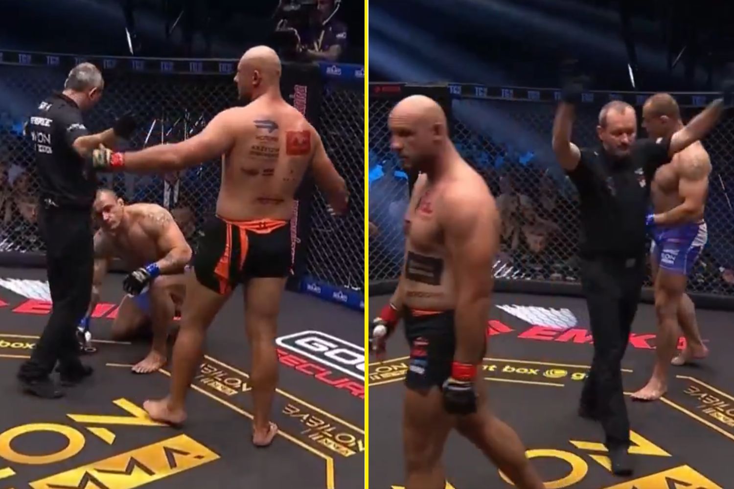 Debuting MMA fighter taps out before strike is landed in bizarre one-second bout