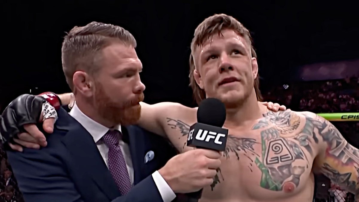 UFC Perth Bonus winner Octagon Interview: Jimmy Crute