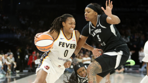 WNBA semifinals: Indiana Fever guard Kelsey Mitchell left must-win Game 5 with lower body cramping