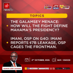 This Saturday on Newsfile: Fight against galamsey and IMANI’s GH¢7bn leakage Gold-for-Oil programme