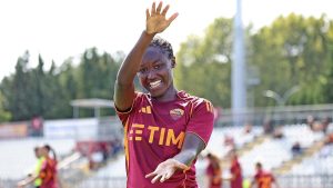 Roma 4-0 Parma: Nigerian forward scores on Serie A debut as the She-Wolf power to big win