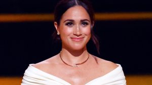 Meghan Markle Turns Up at Balenciaga, Her First Fashion Week Appearance in a Decade