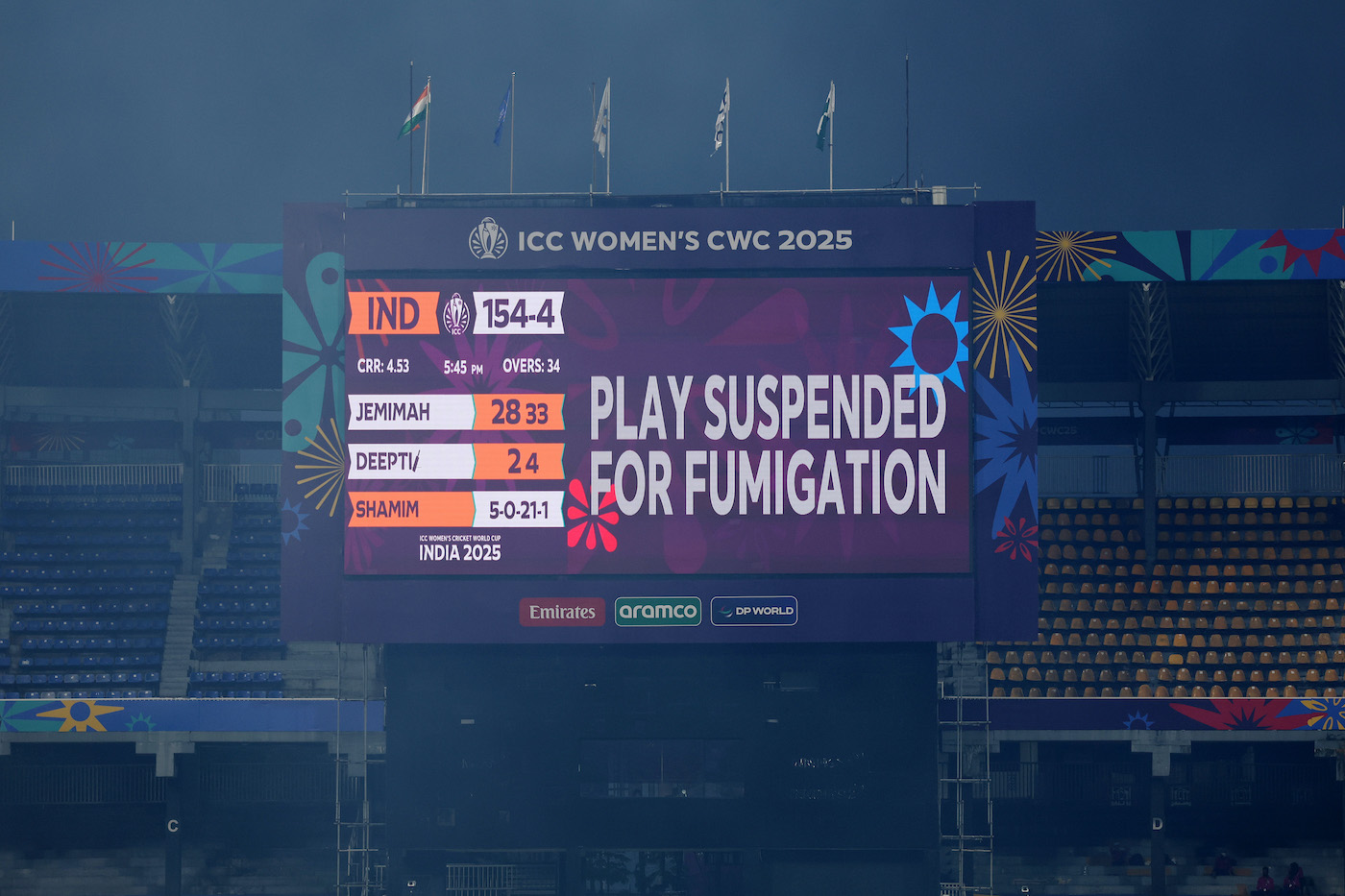 Bugs halt play between India and Pakistan in Colombo