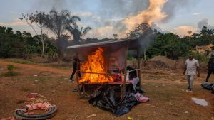 Prestea Huni-Valley MCE leads operation to halt galamsey activity on Apiate stretch