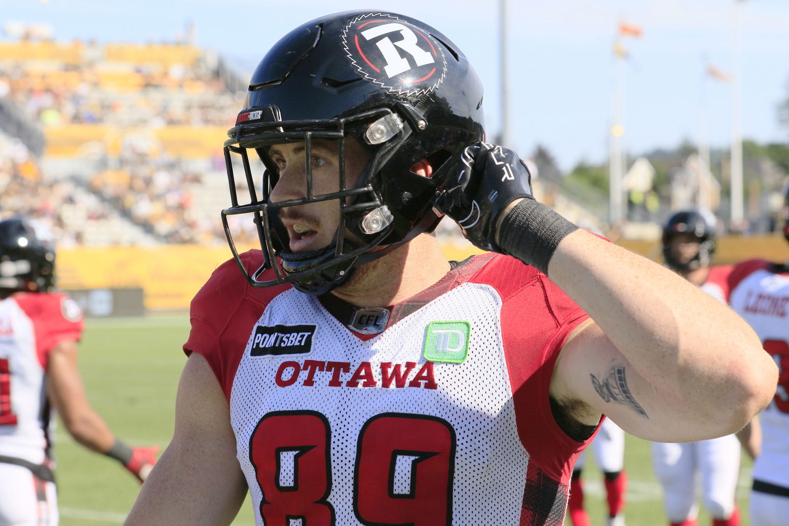 Ottawa Redblacks’ fullback Marco Dubois ejected for punching Alouettes’ Tyrell Richards