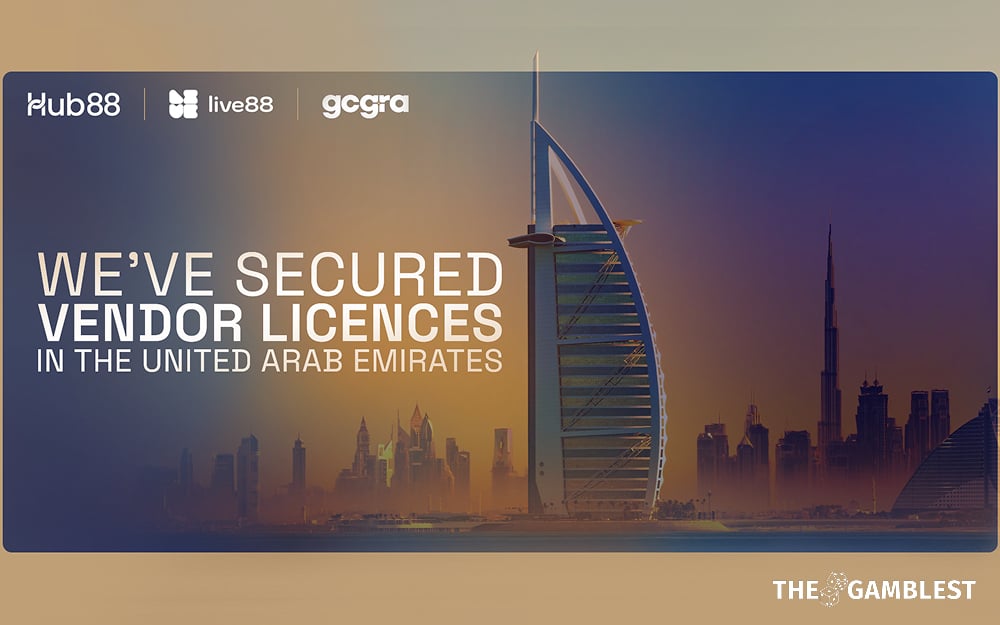 Hub88 and Live88 receive UAE gaming-related vendor licences