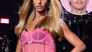Victoria’s Secret Show: Patrick Schwarzenegger Cheers on Abby Champion