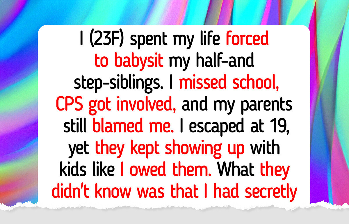 My Parents Forced Me to Babysit My Siblings, Now I Served Them a Cold Revenge