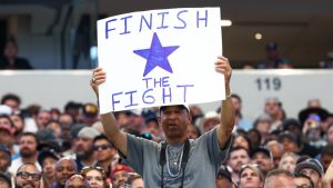 Cowboys fans trying to stay optimistic as team heads to Denver