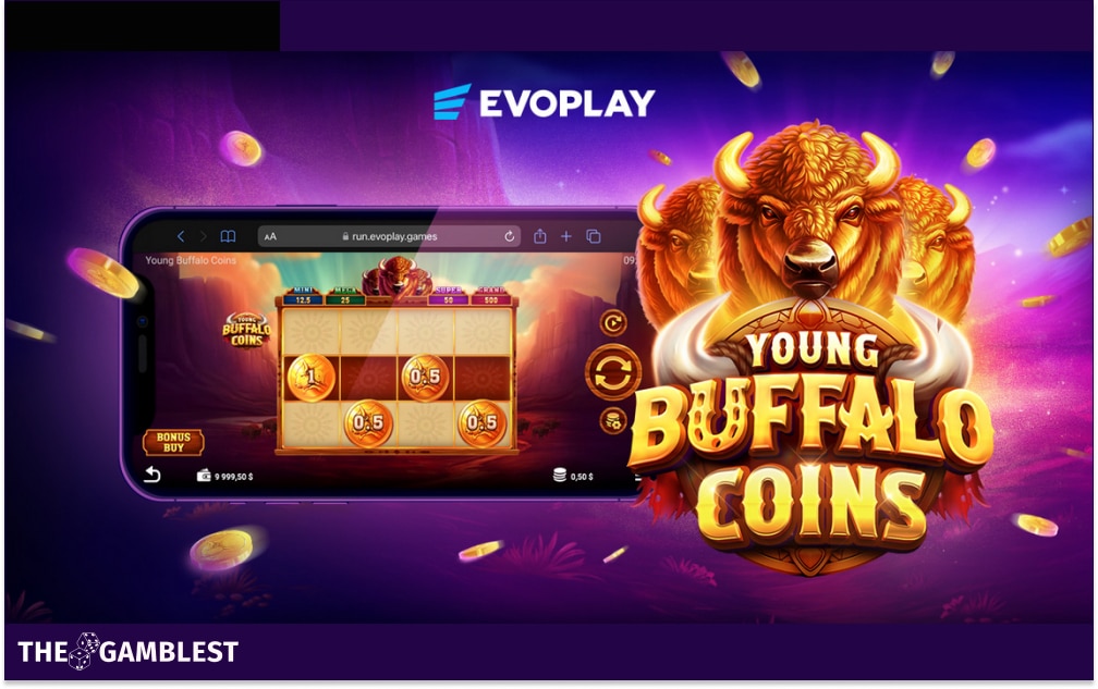 Evoplay returns to the prairie in Young Buffalo Coins