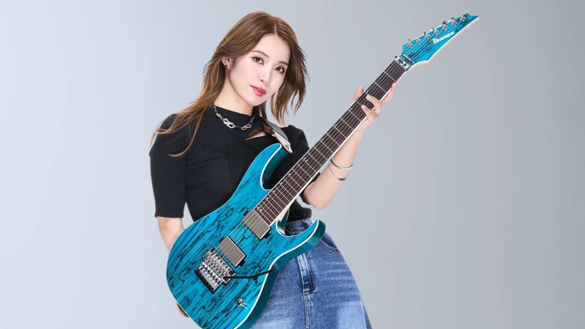 “This guitar has changed my playing on stage so much”: Ibanez has dropped a stunning seven-string signature for metal shredder Hazuki – but it’s a Japan exclusive