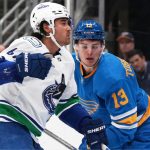 Sherwoodâs hat trick propels Canucksâ gutsy shootout win over Blues