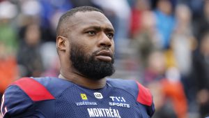 Shawn Oakman suspended for violating CFL’s gender-based violence and harassment policy, released by Montreal Alouettes
