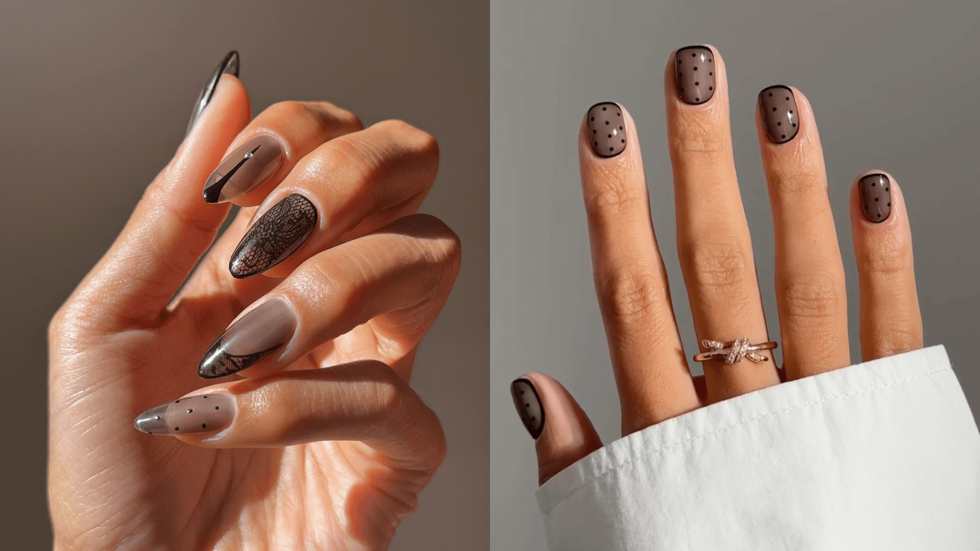 ‘Sheer Tights Nails’ Are the Sultry Mani Trend to Try This Winter 2025
