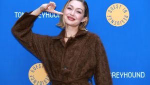 Gigi Hadid Paired Her Baby Barrel Jeans With the Perfect Grandma Shoes