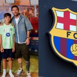 The Messi family still love Barcelona! Argentina superstar Leo & wife Antonela Roccuzzo celebrate son Thiago’s birthday with Blaugrana-themed party