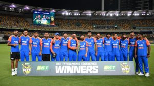 India seal T20I series 2-1 after Brisbane washout