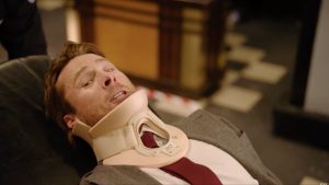 Glen Powell Breaks His Neck in ‘SNL’ Promo Parodying Christopher Walken | Video