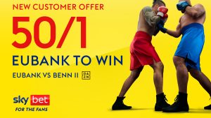 Chris Eubank Jr v Conor Benn betting offer: Get 50/1 on Eubank Jr to win or 70/1 on Benn to win with Sky Bet