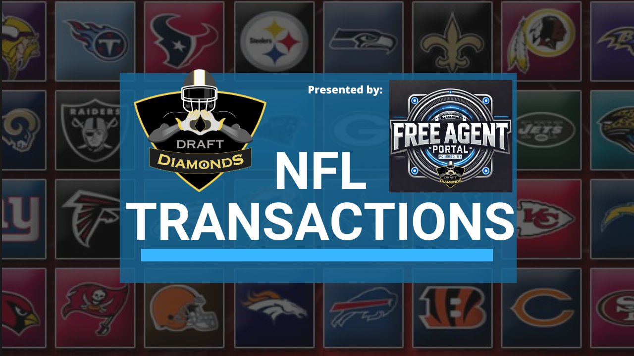 NFL Transactions for November 14, 2025 | Presented by The Free Agent Portal