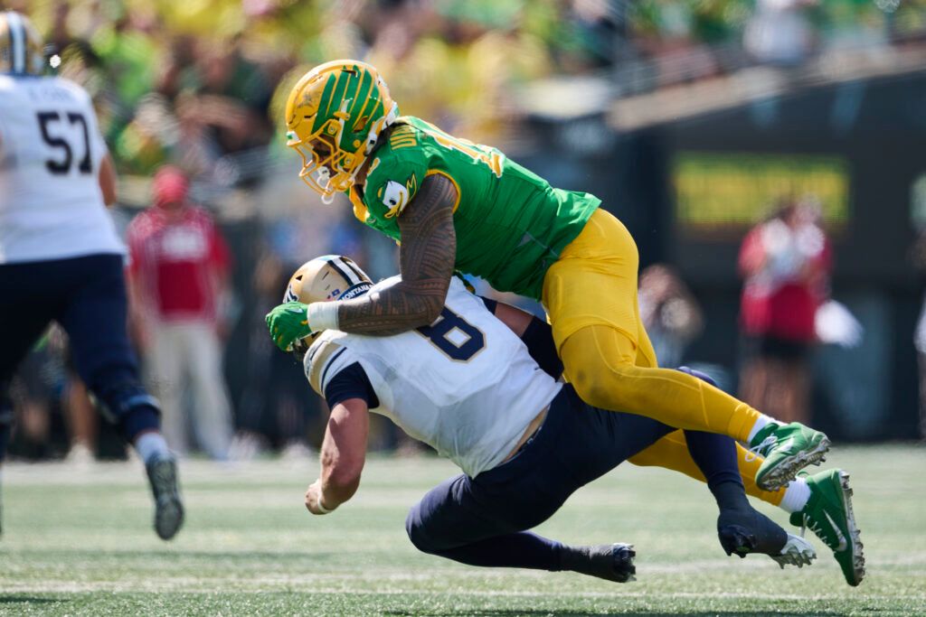Matayo Uiagalelei NFL Draft Profile: Week 12 Scouting Report for the Oregon EDGE