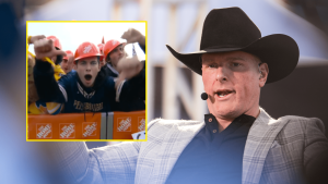 Pat McAfee showered in boos on College GameDay as Pittsburgh fans make feelings clear with brutal banner