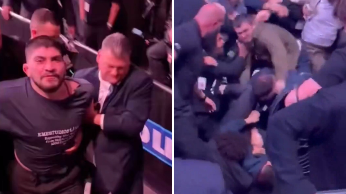 Dillon Danis brawls with Khabib Nurmagomedov’s team | VIDEO
